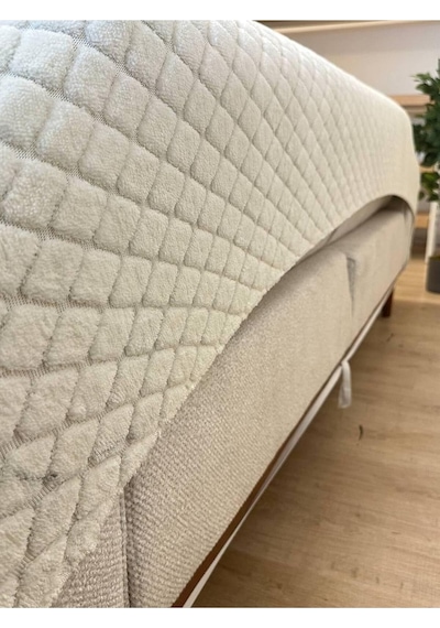 Peluş Lastikli Koltuk Örtüsü 3 Kişilik Yıkanabilir Esnek Koltuk Kılıfı Krem 180 X 230 Diğer
