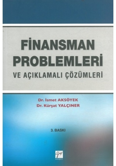 Finansman Problemleri Ismet Aksöyek