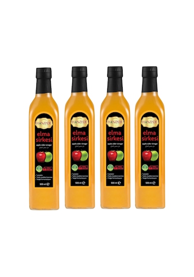 Hanzade Bitkisel Elma Sirkesi 4 x 500 ML