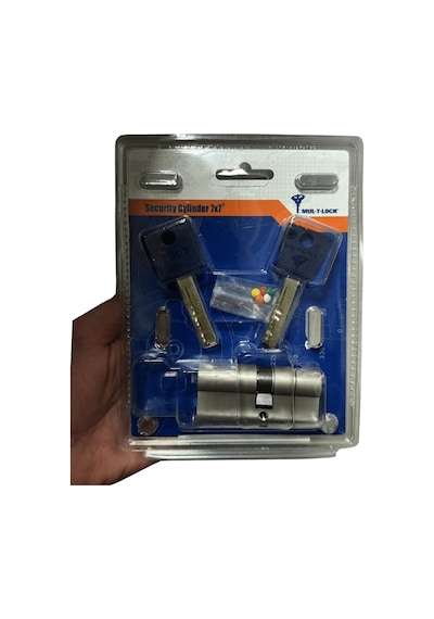 Multlock 7x7 Tuzaklı Barel 3 Anahtarlı Kapı Kilidi 51227202