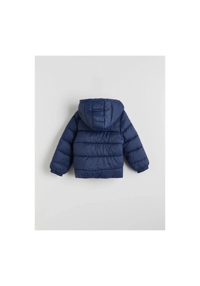 LC Waikiki Lcw Kidslacivert Kapüşonlu Erkek Çocuk Şişme Mont Navy