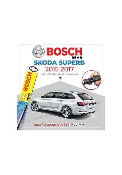 Bosch  Rear Skoda Superb 2015 - 2017 Arka Silecek - A403H