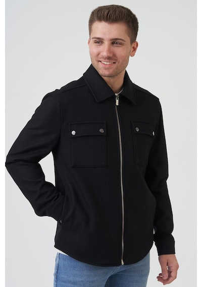 White Stone Los Angeles 58160 Slim Fit Mont Siyah-Siyah
