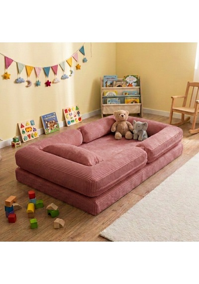 Miniwood Montessori Yatak Oyun Alanlı Bebek Yer Yatağı Sünger Çocuk Karyola 95 x 150 CM