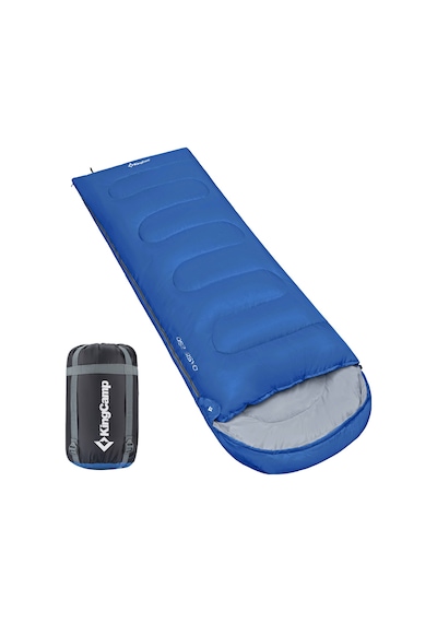 Kingcamp Oasis 250 Ultralight Uyku Tulumu Blue Sağ F. Mavi