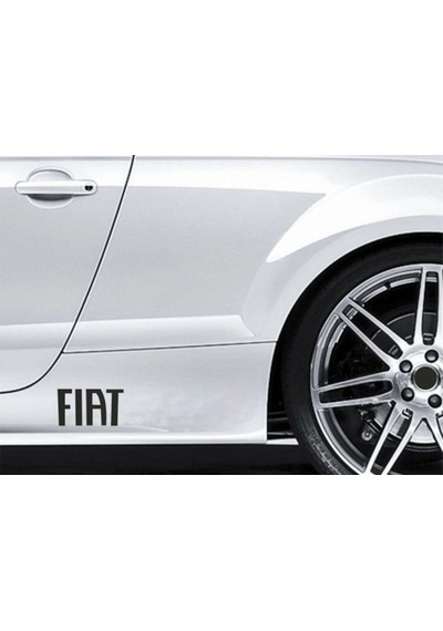 Fiat Yapıştırma Marşpiyel Yazısı Sticker 2 Adet