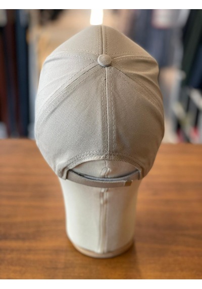 Hamze Düz Basic Pamuklu Unisex Cap Şapka Bej