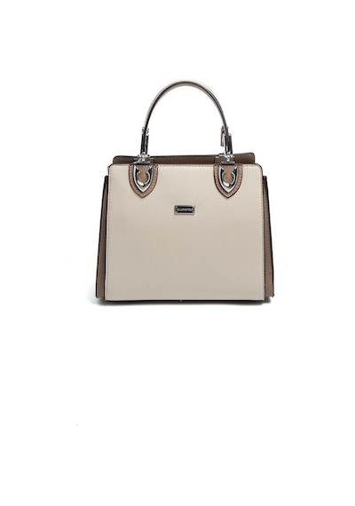 Silver Polo Sp1133 Kadın El Çantası Düz Bej-latte