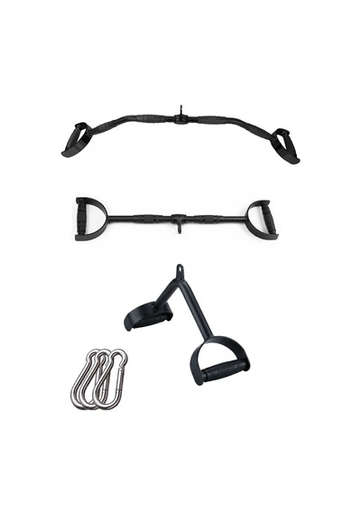 Prostyle Lat Pulldown Fitness Aparat Seti - Sırt Çekiş Barı - Triceps Bar