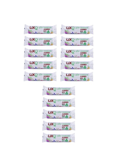 Lixo J-500 Jumbo Boy Çöp Torbası 80 x 110 CM 10'lu Rulo 15 Paket 150 Adet