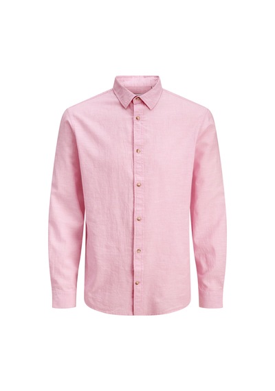 Jack & Jones Erkek Uzun Kollu Gömlek - Summer - 12289174 Pembe