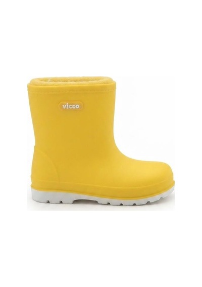 Vicco Sarı Mellow Yumuşak Rahat İçi Polar Çocuk Yağmur Çizmesi 946.b26k.230