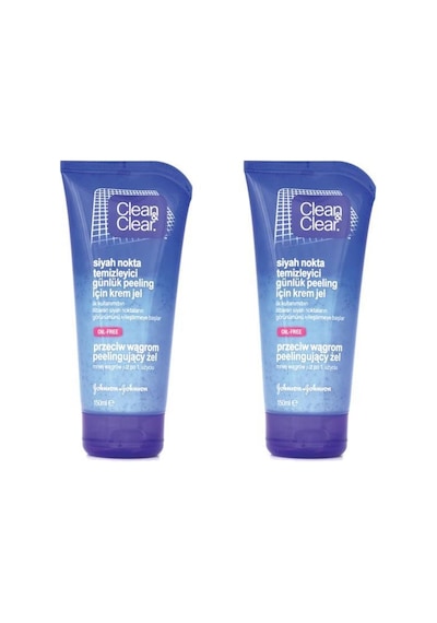 Clean & Clear Siyah Nokta Temizleyici Günlük Peeling Krem Jel 2 x 150 ML