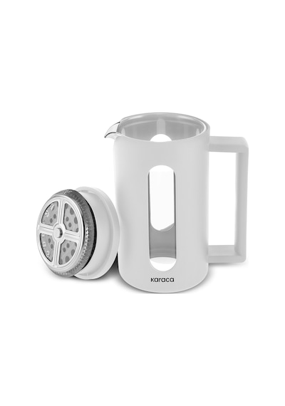 Karaca Leya French Press 600 Ml Beyaz Beyaz
