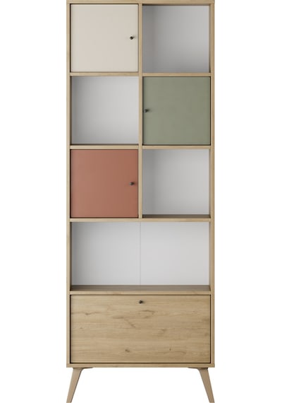 Terra Genç Odası 4 Kapaklı Kitaplık - Florida Meşe/karışık Renk 67x181x30 Cm Karışık Terra Genç Odası 4 Kapaklı Kitaplık - Florida Meşe/karışık Renk 67x181x30 Cm Karışık