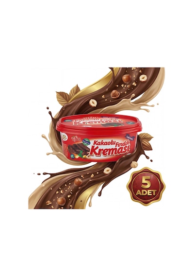 Afia Kakaolu Fındık Kreması 5x400 Gr