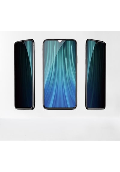 Realme C20 Mat Hayalet Ekran Gizli Privacy Tam Kaplayan Kırılmaz Cam Seramik Nano Ekran Koruyucu Şeffaf
