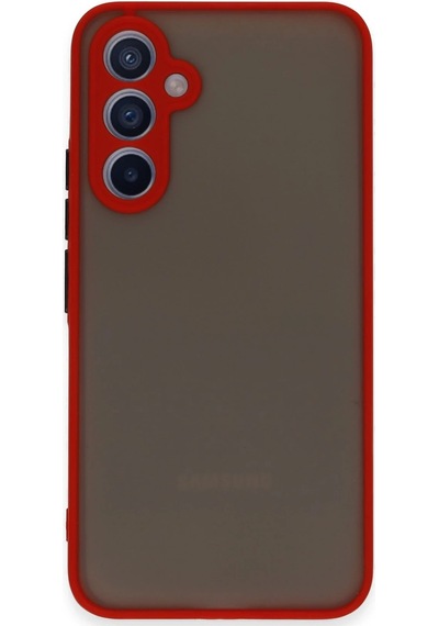 Ilkeshop Newface Samsung Galaxy Uyumlu A54 5g Kılıf Montreal Silikon Kapak - Kırmızı