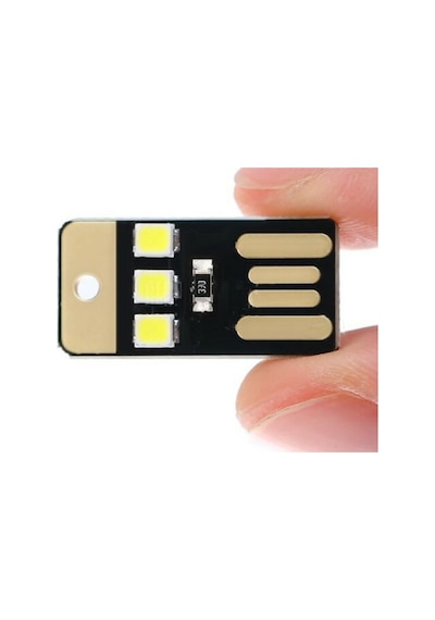 Usb Led Lamba Modülü Mini Çok İnce Led Işık Kamp Gece Lambası