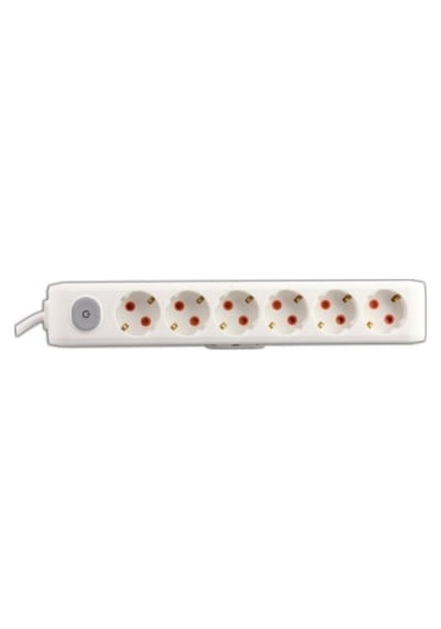 Viko Multi-let 6'lı Anahtarlı 5mt Kablolu Beyaz 90117605 5 m