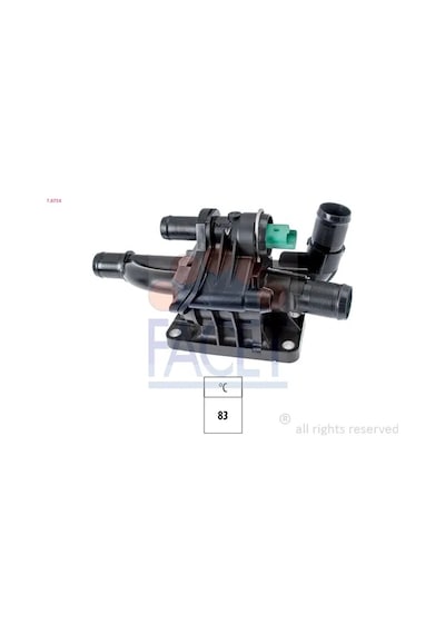 Termostat Gövdesi - Fiat Scudo - Facet-78734