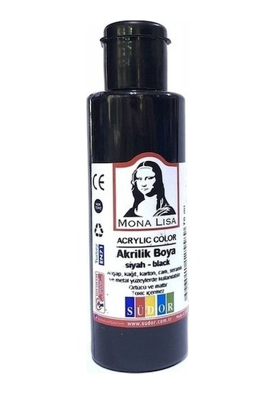 Südor Monalisa Akrilik Boya 6x70 Ml Şışe Ana Renkler / Sd1006 Çok Renkli