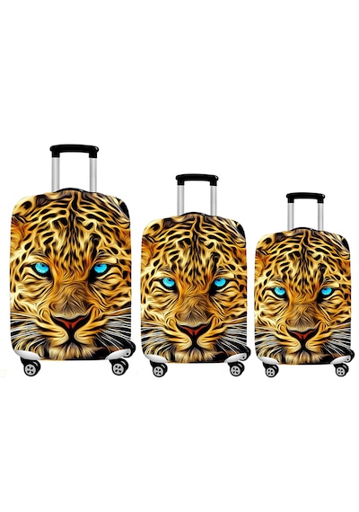 Smart Travel 3lü Set Büyük Orta Kabin Boy Valiz Bavul Koruyucu Kılıfı Desen