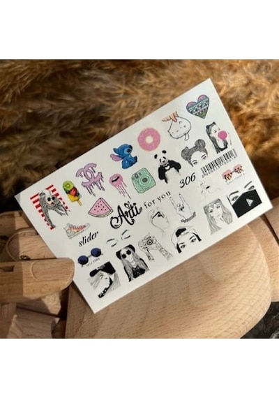 Stiker Arti 306 Beyaz