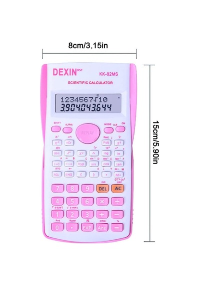 Valkyrie Dexin 240 Fonksiyonlu Çift Satır Bilimsel Hesap Makinesi Beyaz