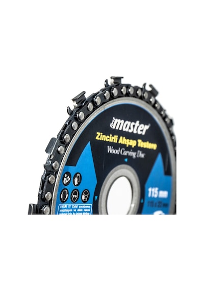 Master 505097 Wood Carving Disc Ahşap İşleme Diski 115 Mm 13 Diş
