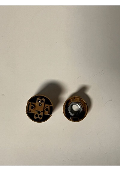 E-14 Gold Düz Geçmeli Duy