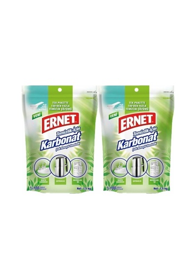 Ernet Temizlik Için Karbonat 1.5 Kg X 2 Adet 1500 G