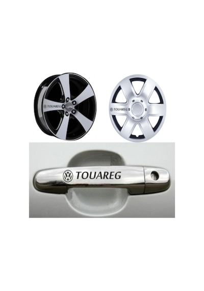 Volkswagen Touareg Kapı Kolu Jant Sticker Yapıştırma 8 Ad