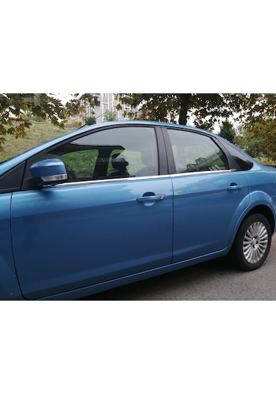 Ford Focus 2 Krom Cam Çıtası 2006-2011 4 Parça Cam Çıta