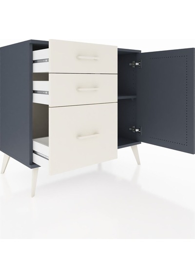 Hyperion Şifonyer Tek Raflı 3 Çekmeceli Tek Kapaklı 88x44x80 Antrasit-antrasit/aytaşı Antrasit/aytaşı Hyperion Şifonyer Tek Raflı 3 Çekmeceli Tek Kapaklı 88x44x80 Antrasit-antrasit/aytaşı Antrasit/aytaşı