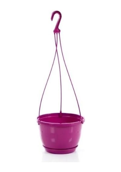 Omnipazar So-sm01 Safir Makrome Askılı Balkon Saksı Takımı 1,7 Litre No 1 Vişne 102
