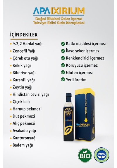 Apayrı Yaşam Apaixirium Bitkisel Esanslı Günlük Canlandırıcı Konsantre 500 ML