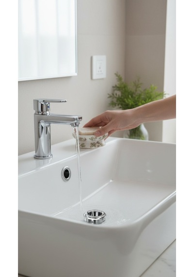 Lavabo Taşma Yüzüğü Krom Her Lavaboyla Uyumlu