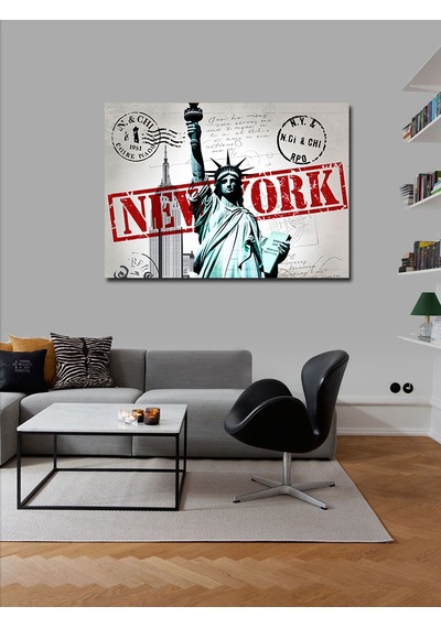 Kanvas Tablo New York Ve Özgürlük Heykeli
