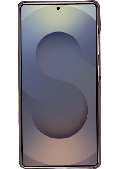 Samsung Galaxy S25 Ultra Uyumlu, Hakiki Deri, El Yapımı Arka Kapak, Antik Kahve Kahve