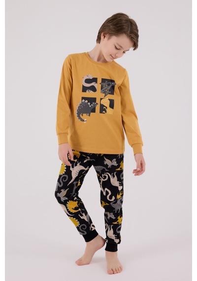 Rolypoly Erkek Çocuk Sarı Pijama Takımı 5274-48638 Sarı
