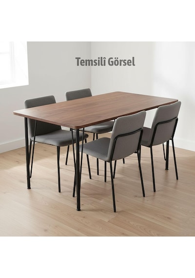 Üçgen 4 Adet Siyah 71 Cm Metal Masa Sehpa Ayağı Dayanıklı Mobilya Destek Yükseltici Ayak Modern 6395751