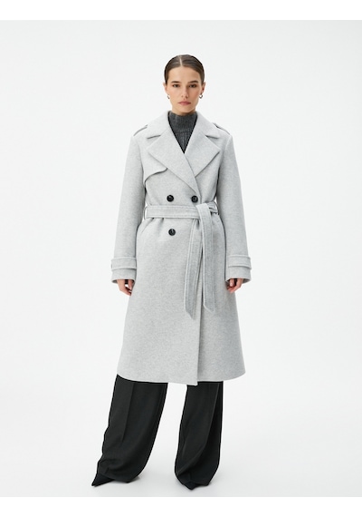 Koton Uzun Kaşe Kaban Beli Kuşaklı Kruvaze Düğmeli Cepli Gri Melanj 4wak00163ew 4WAK00163EWGRM Gri Melanj Koton Uzun Kaşe Kaban Beli Kuşaklı Kruvaze Düğmeli Cepli Gri Melanj 4wak00163ew 4WAK00163EWGRM Gri Melanj