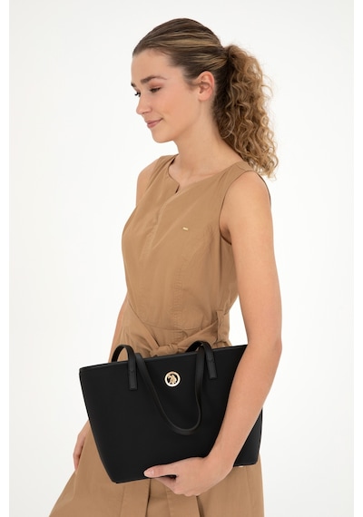 U.S. Polo Assn. Kadın Siyah Omuz Çantası 50293676-VR046