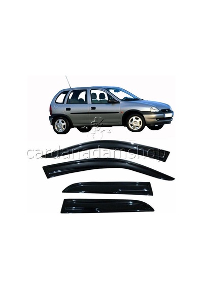Opel Corsa B Cam Rüzgarlığı 1996-2000 Uyumlu 4 Parça