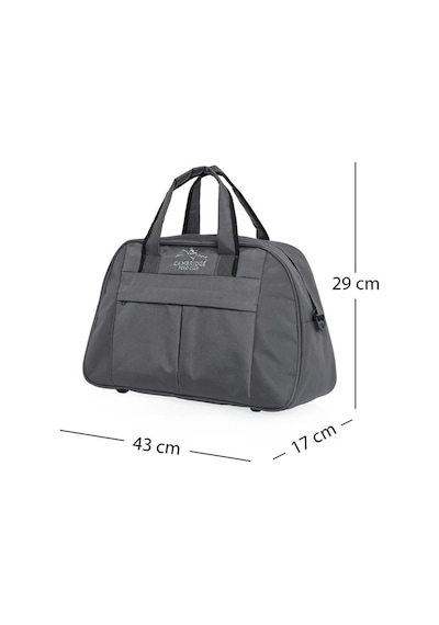 Cambridge Polo Club Orta Boy Seyahat Valizi Plvlz60020-m-gri Bordo