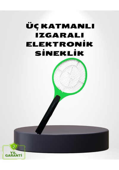 Taşınabilir Elektronik Sineklik Üç Katmanlı Güvenli Izgara Ve Kimyasız Koruma