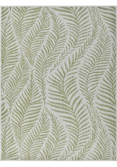 Eco Sisal Balkon Teras Bahçe Piknik Kamp Mutfak Dokuma Yeşil Halı Kilim 13302a Yeşil