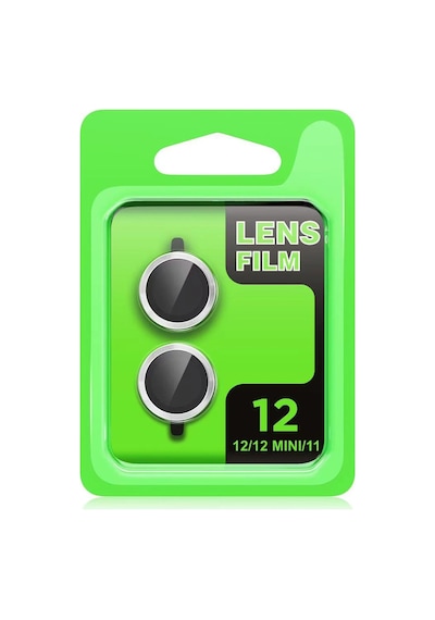 Newface - 314 - Apple iPhone Uyumlu 11 Raze Metal Kamera Lens - Spt-gld - - Gümüş