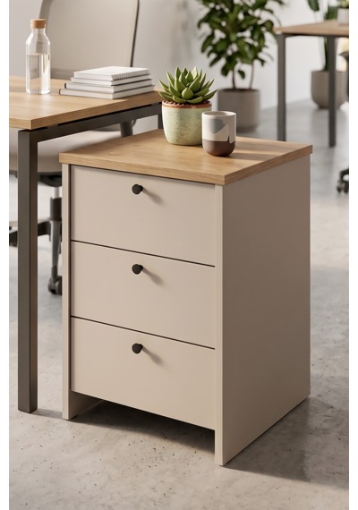 Robin Home Opus 45x40 Cm 3 Çekmeceli Ofis Keson Komodin Sepet-kumsal